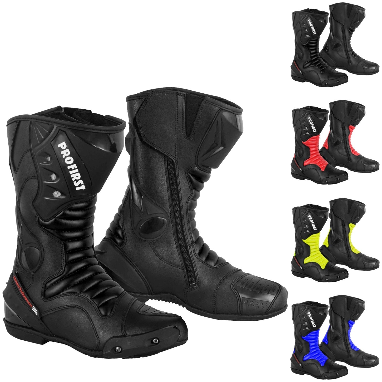 Profirst Thunder Strike Waterproof Motorcycle Racing Boots