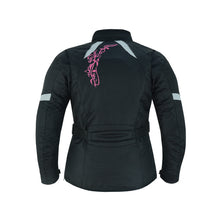 Profirst A Star Ladies Motorbike Jacket Black/Pink