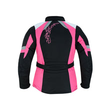 Profirst A Star Ladies Motorbike Jacket Black/Pink