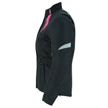 Profirst A Star Ladies Motorbike Jacket Black/Pink