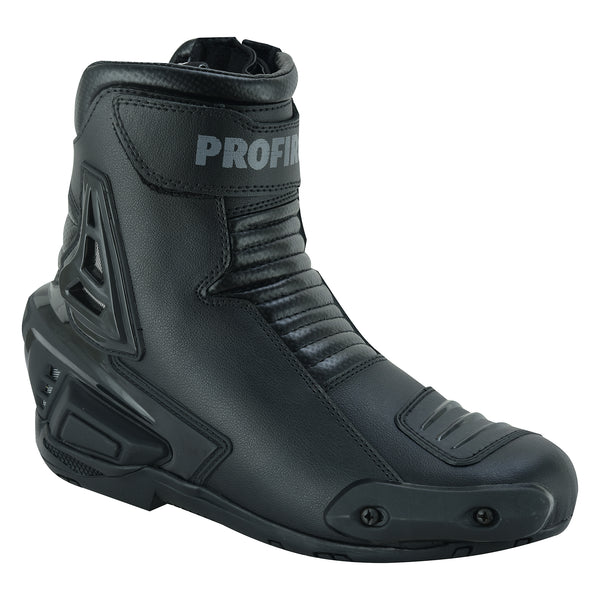 Profirst Aero Blitz Motorbike Men Waterproof Protective Boots Black