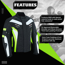 Profirst Packs Motorbike Men Jacket Green