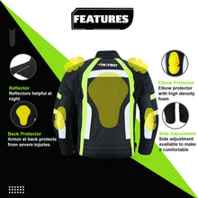 Profirst Packs Motorbike Men Jacket Green