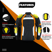 Profirst Packs Motorbike Men Jacket Orange