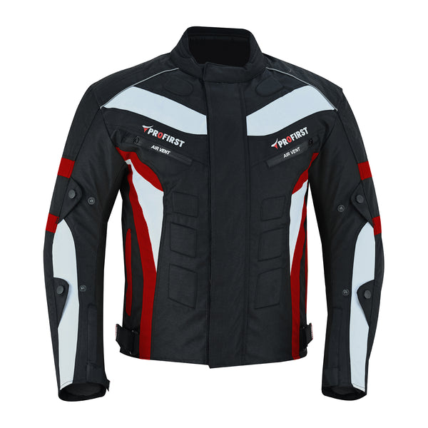 Profirst Packs Motorbike Men Jacket Red