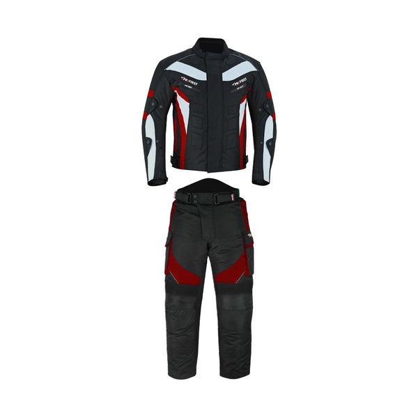 Profirst Packs Motorbike Men Touring 2PC Suit Red