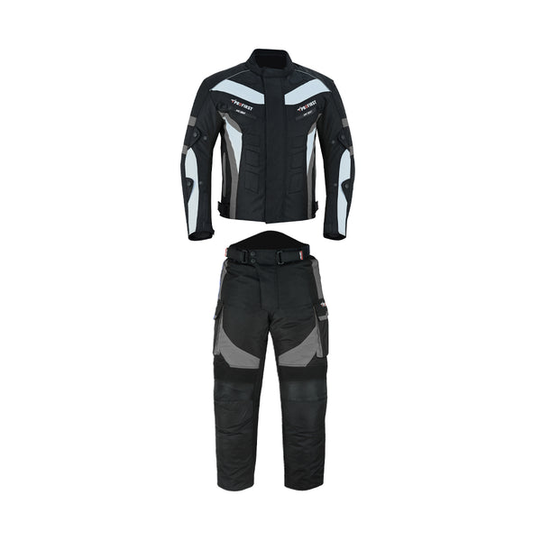 Profirst Packs Motorbike Men Touring Suit 2PC Grey