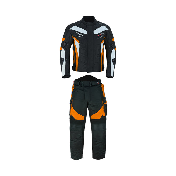 Profirst Packs Motorbike Men Touring Suit 2PC Orange