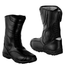 Profirst Pro Rain Motorbike Men  Leather Boots Black