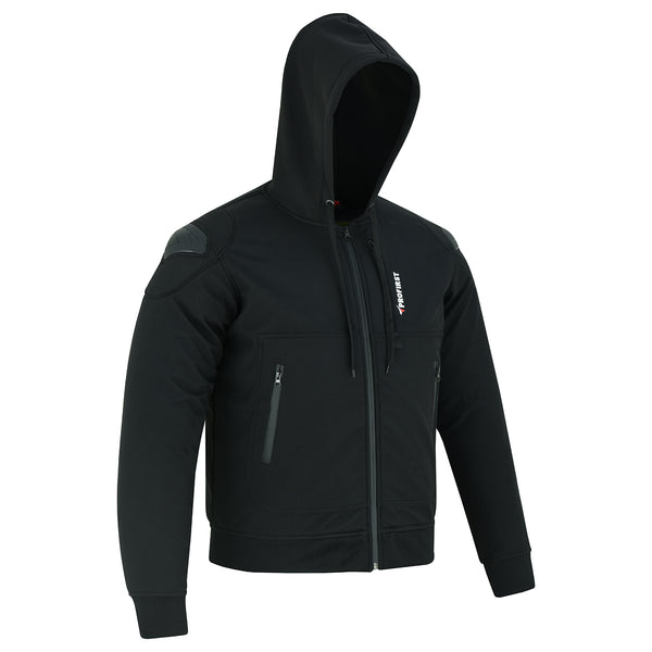 Profirst Revhood Motorbike Men Softshell Hoodie Black