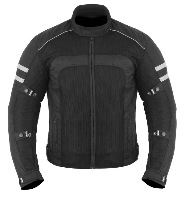 Profirst Summer Motorbike Men Jacket Black