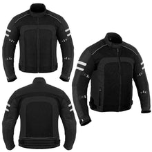 Profirst Summer Motorbike Men Jacket Black