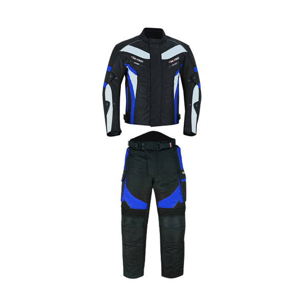 Profirst Packs Motorbike Men Touring Suit 2PC Blue